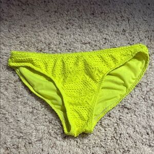 No Boundaries Neon Yellow Bikini Bottom